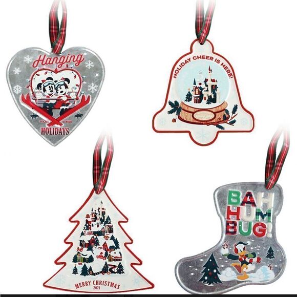 Disney Ornament Set - Mickey Mouse And Friends Metal Ornament Set - Picture 2 of 4